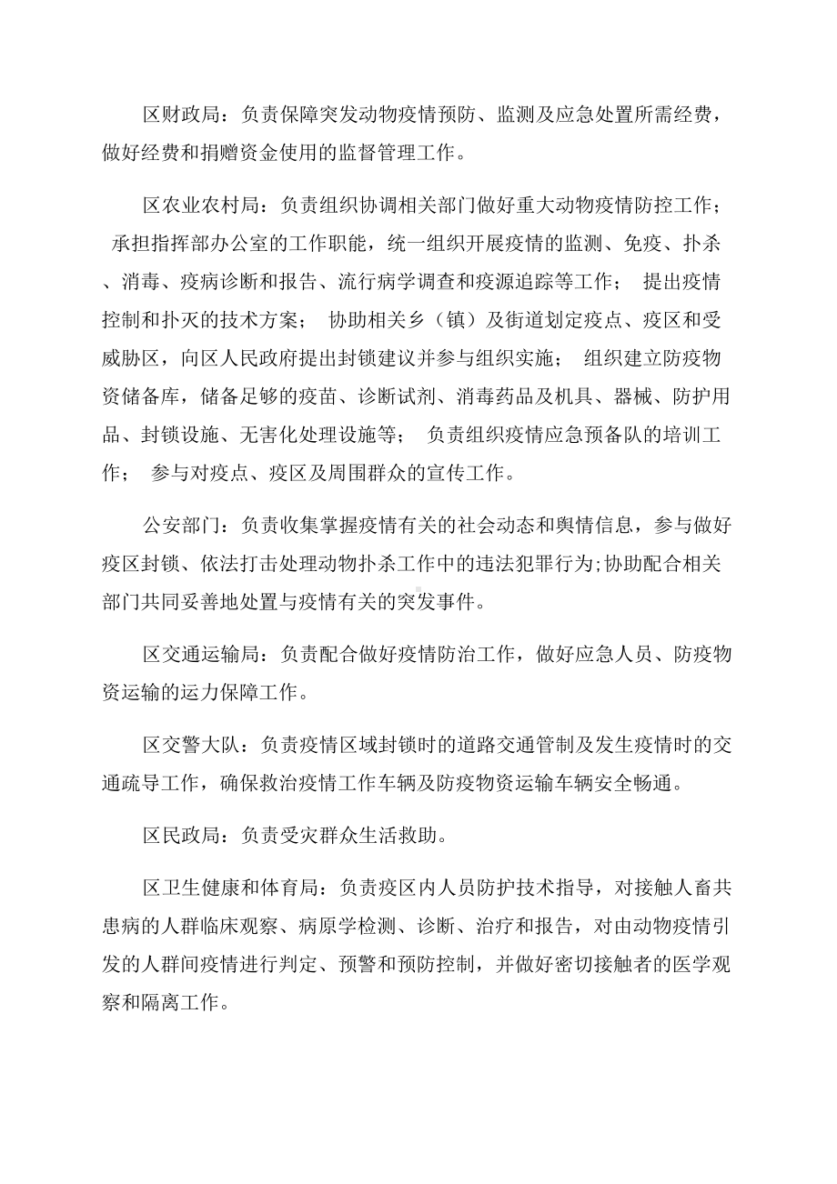 区突发动物疫情应急预案目录(DOC 14页).docx_第3页