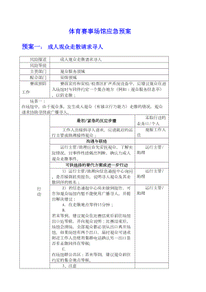 体育赛事场馆应急预案(DOC 11页).docx