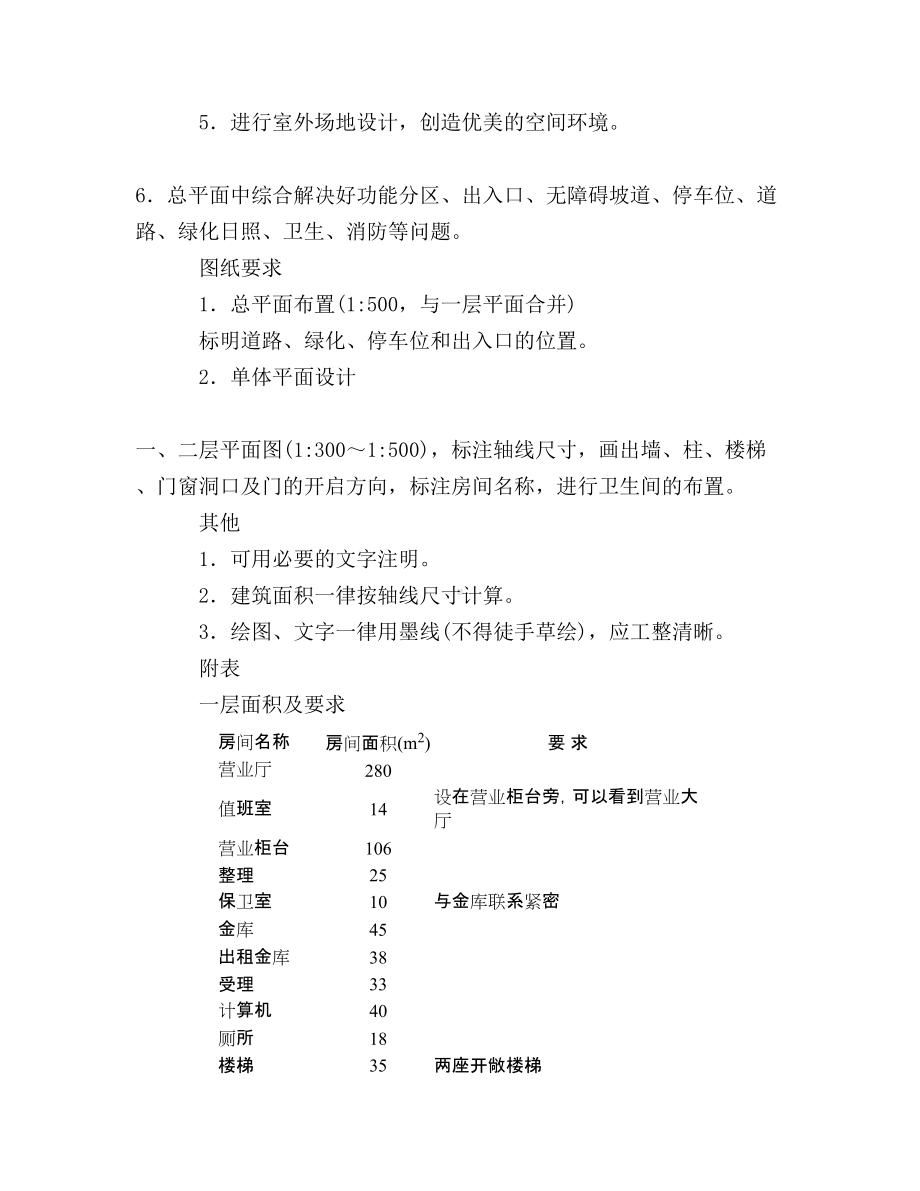 土木工程类二级注册建筑师场地与建筑设计作图题)分类模拟试题与答案10(DOC 18页).docx_第2页