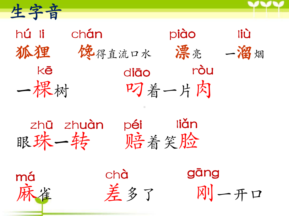 部编版一年级语文下册《狐狸和乌鸦》课件讲义.ppt_第3页