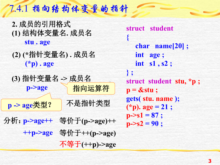 第9讲-结构体指针结构体与函数课件.ppt_第3页