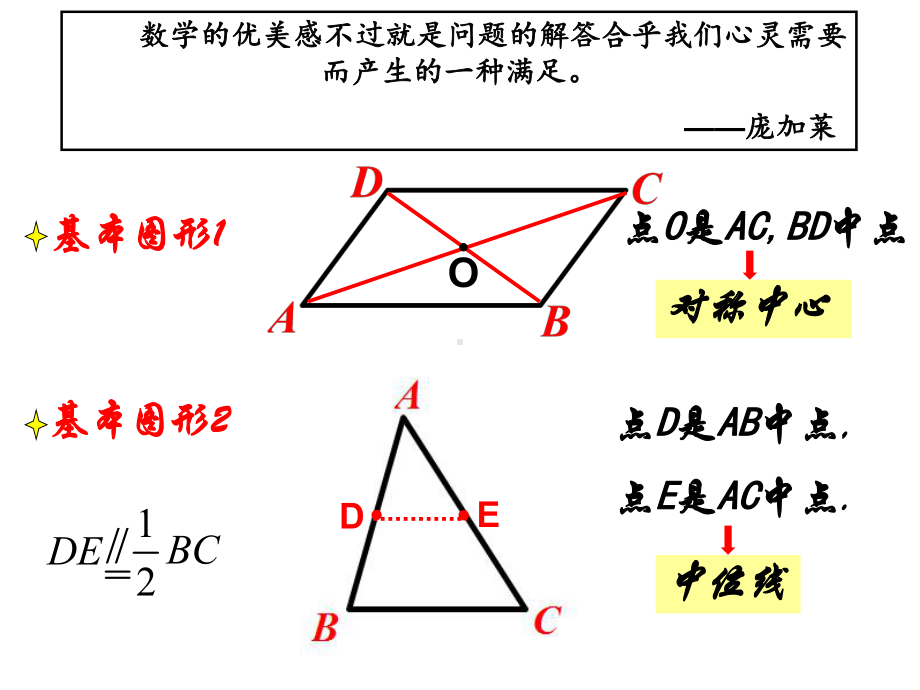 由中点想到-平行四边形复习(初二数学课件.ppt_第2页