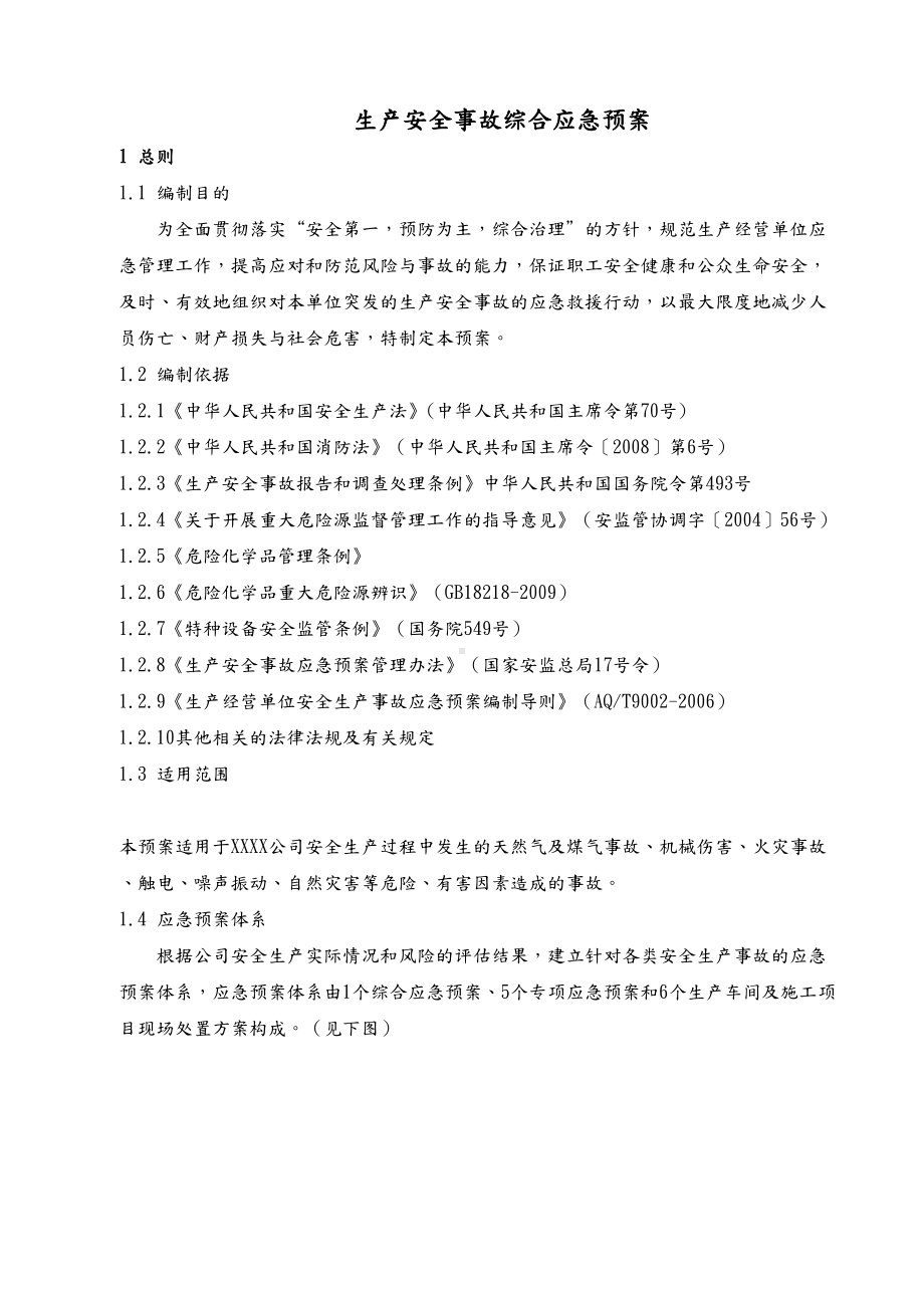 企业综合应急预案(DOC 86页).doc_第1页