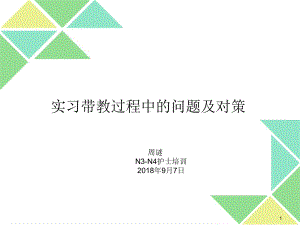 精选总结-实习带教过程中的问题及对策课件.ppt