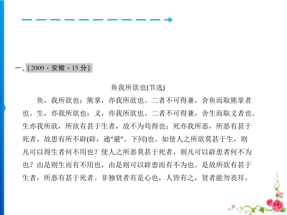 试题精编·专题二文言文对比阅读训练-中考语文总复习名师课件.pptx_第2页