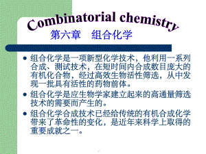 组合化学合成技术课件.ppt