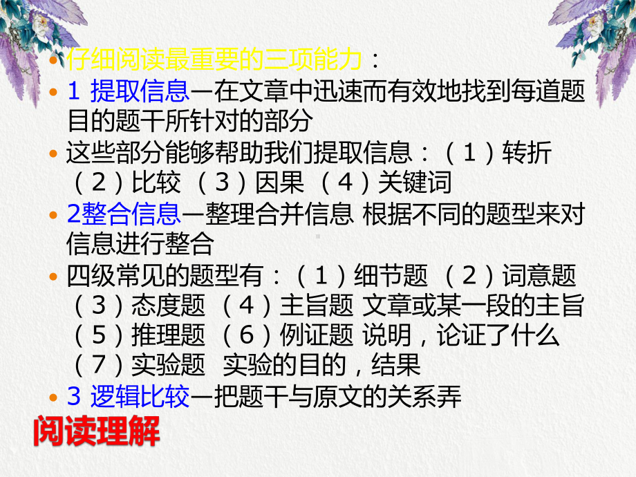 英语四级阅读理解课件.ppt_第2页