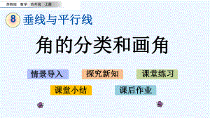 苏教版四年级数学上册第8单元84-角的分类和画角课件.pptx