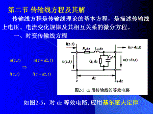 第二节传输线方程及其解课件.ppt