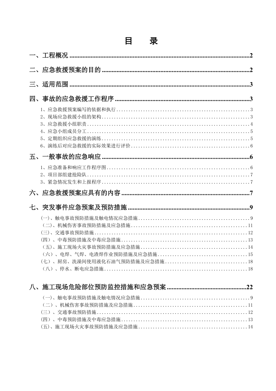 （施工资料）施工应急预案专项施工方案(DOC 28页).doc_第1页