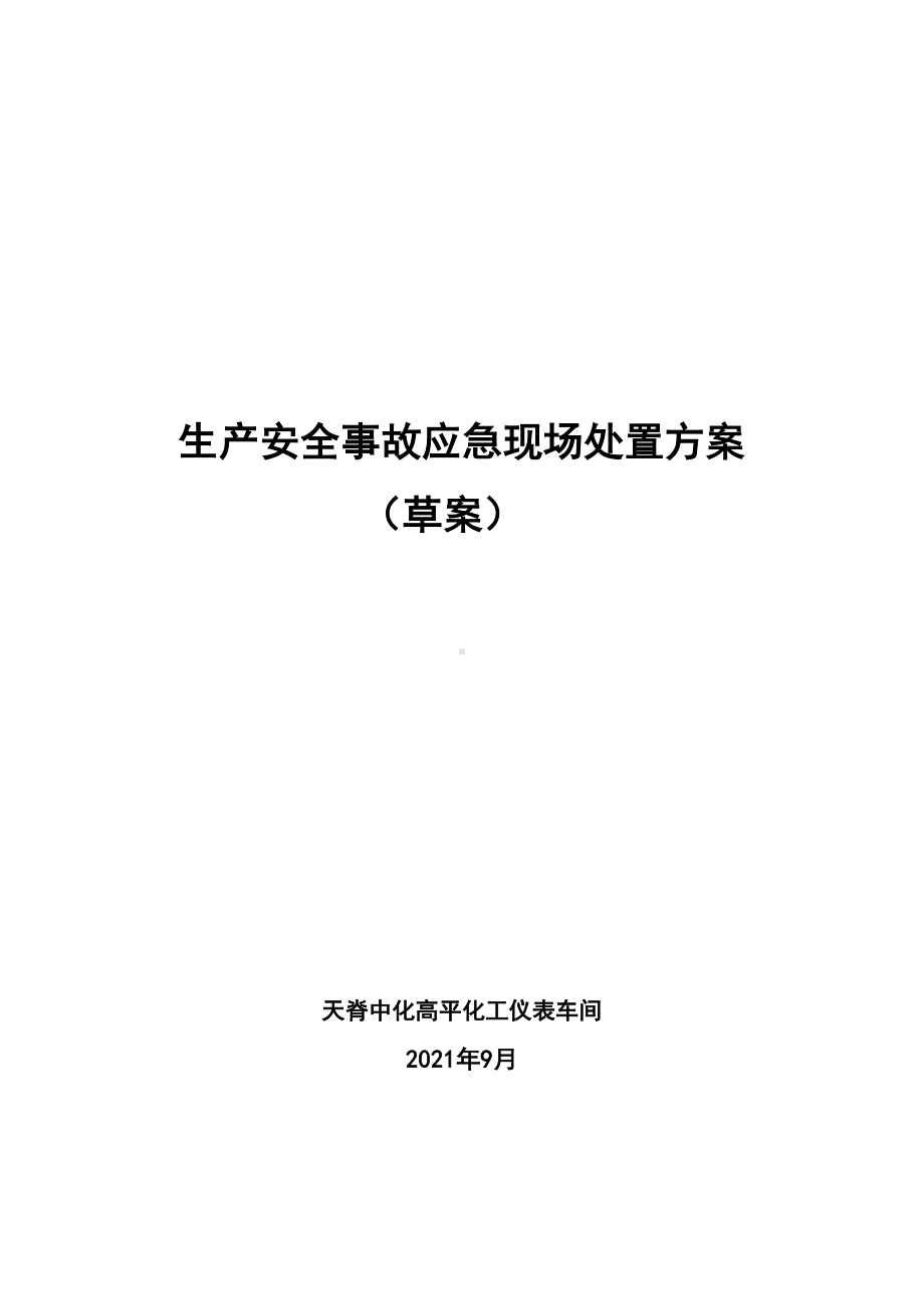 仪表车间生产安全事故应急预案(草（优秀）(DOC 58页).doc_第2页