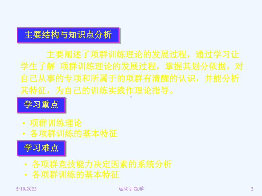 运动训练学第二章项群训练理论课件.ppt_第2页