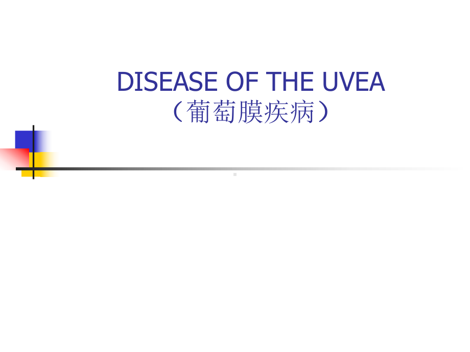 眼科学：英文-葡萄膜疾病课件.ppt_第1页