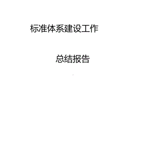 企业标准体系建设总结报告0001(DOC 19页).docx