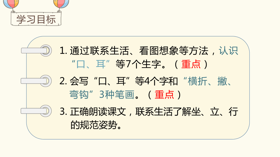 统编版语文一年级上册识字3《口耳目》课件.pptx_第3页