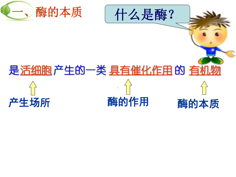 生物一轮复习-第8讲-降低化学反应活化能的酶1课件.ppt_第2页