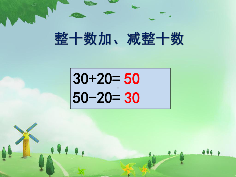 苏教版一年级下册100以内的加法和减法复习(一)课件.ppt_第2页