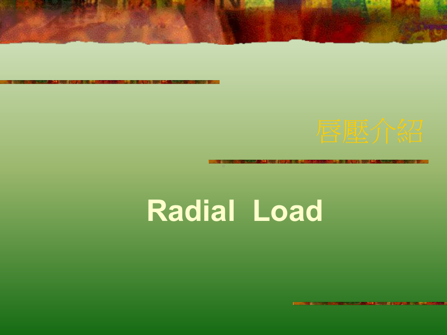 Radial Load介绍.ppt_第1页