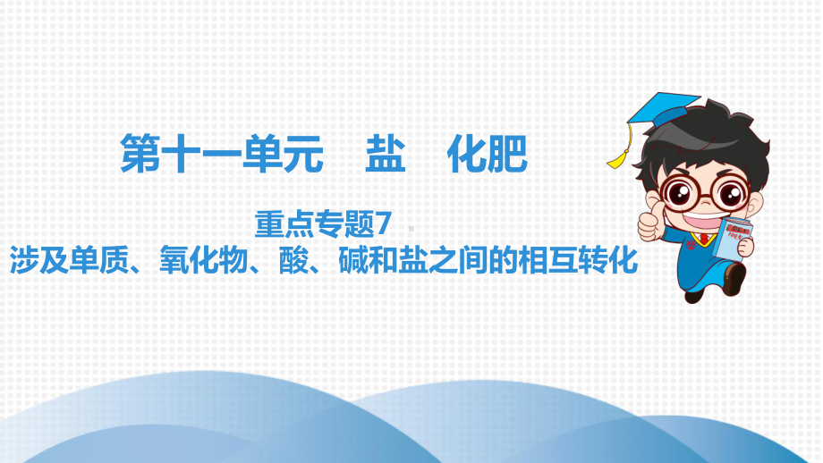 第11单元-重点专题7-涉及单质、氧化物、酸、碱和盐之间的相互转化课件.ppt_第1页