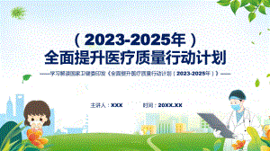 一图看懂全面提升医疗质量行动计划（2023-2025年）学习解读专题PPT演示.pptx