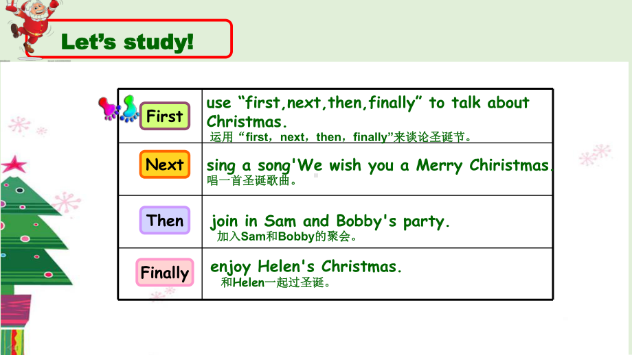 译林版小学英语五年级上册(5A)《Unit-8-At-Christmas》第三课时3课件.pptx_第2页