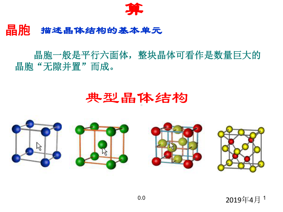 晶胞计算专题均摊法教学课件.ppt_第1页