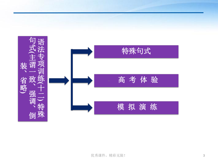 高考英语总复习语法专项训练十二-特殊句式课课件.ppt_第3页