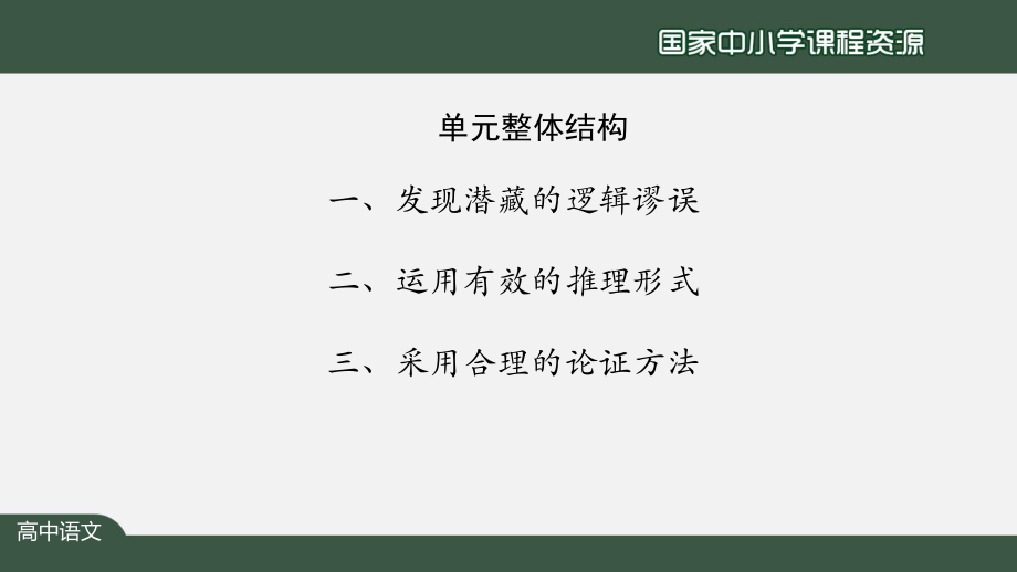 高二语文(人教统编版)《逻辑的力量(第一课时)》（教案匹配版）最新国家级中小学课程课件.pptx_第2页