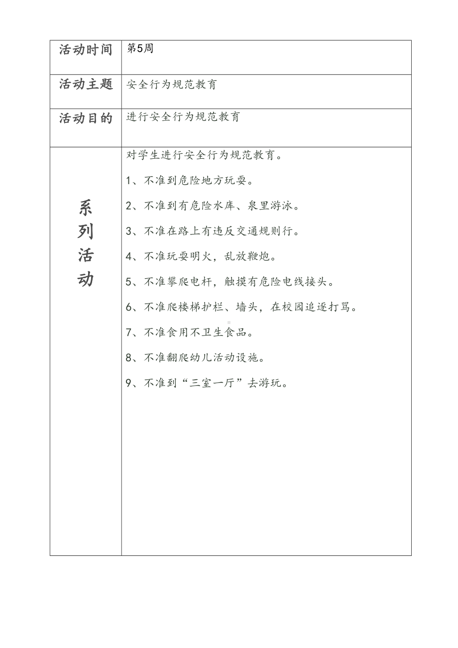 小学德育活动记录表完整优秀版(DOC 37页).doc_第2页