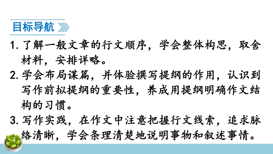 部编版七年级语文上册写作《思路要清晰》优秀课件.pptx_第3页