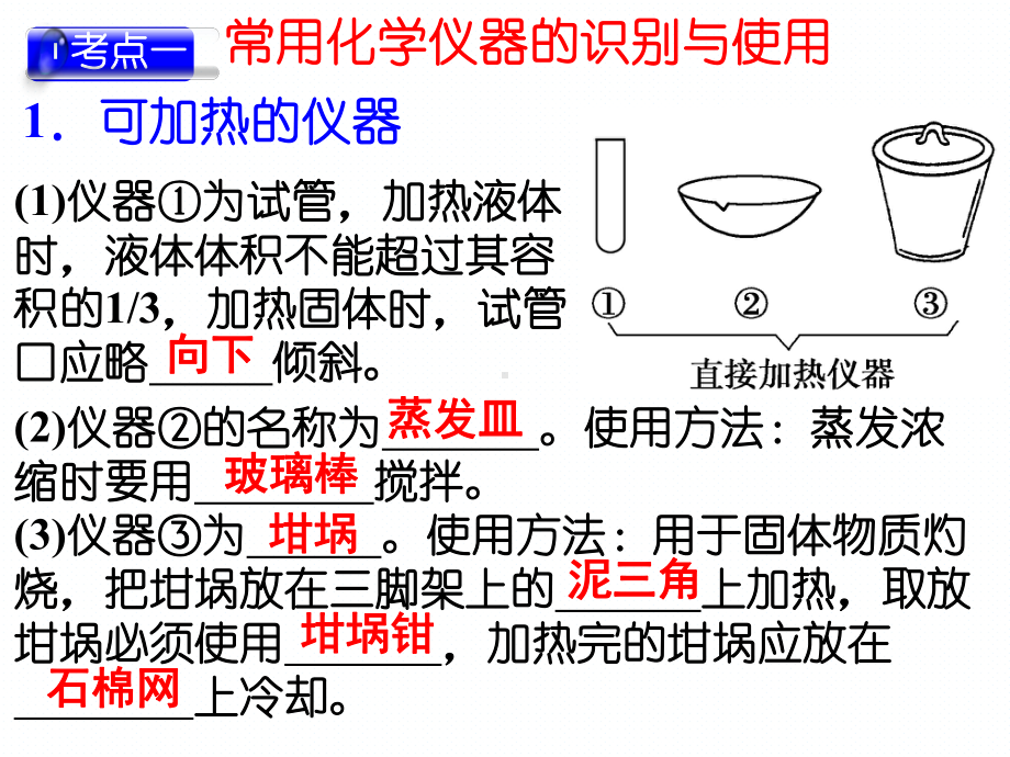 高三化学一轮复习化学实验基础知识和技能课件.ppt_第2页