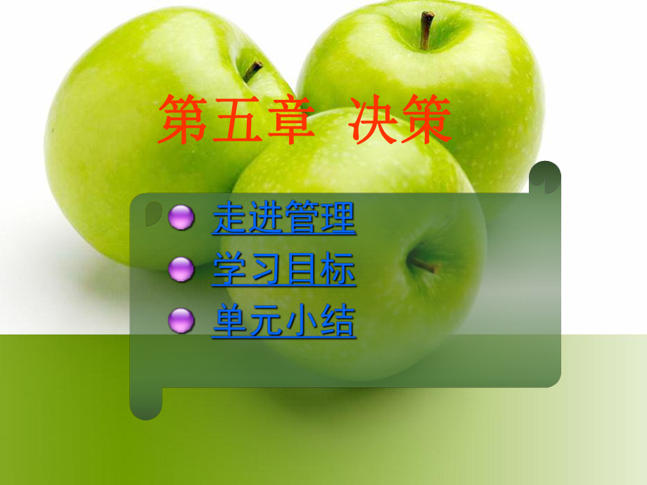 管理经济学第5章-决策课件.ppt_第1页