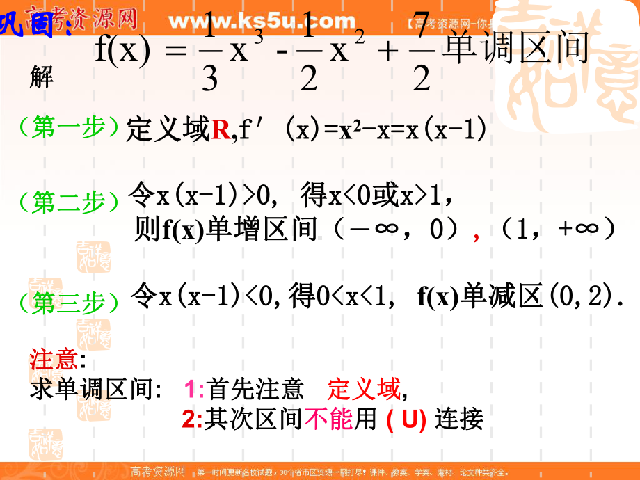 高考数学专题复习课件-导数在研究函数中的应用2.ppt_第3页