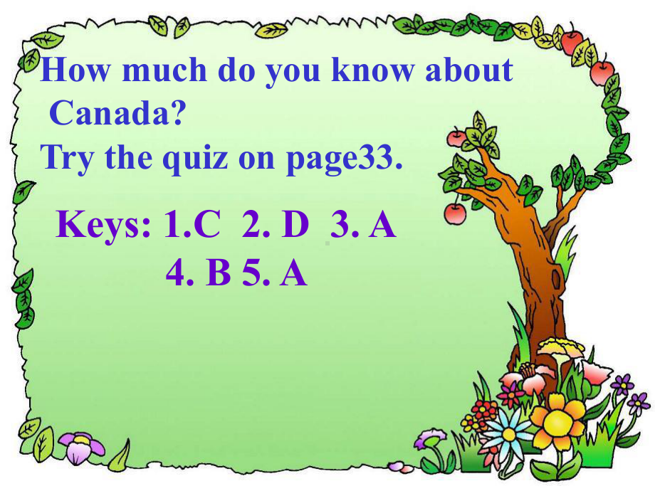 高一必修3unit5canadathetruenorthwarmingup课件.ppt_第2页