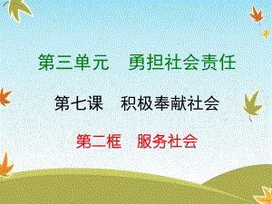 道德与法治八年级上册72服务社会共28课件.pptx