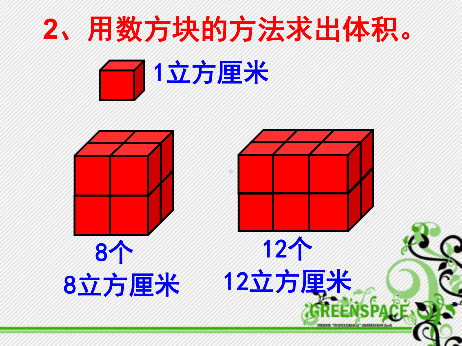 青岛版小学数学五年级上册《长方体和正方体的体积》课件.ppt_第3页