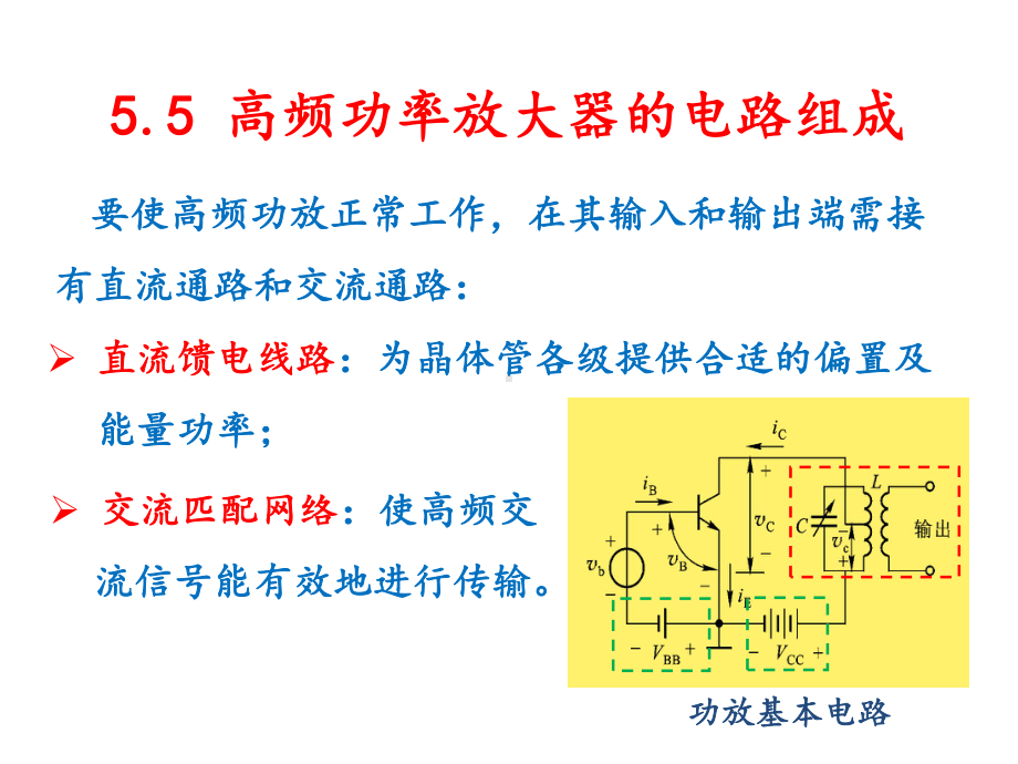 无线电通信-52-高频功率放大器电路、功率合成器、倍频器课件.pptx_第1页