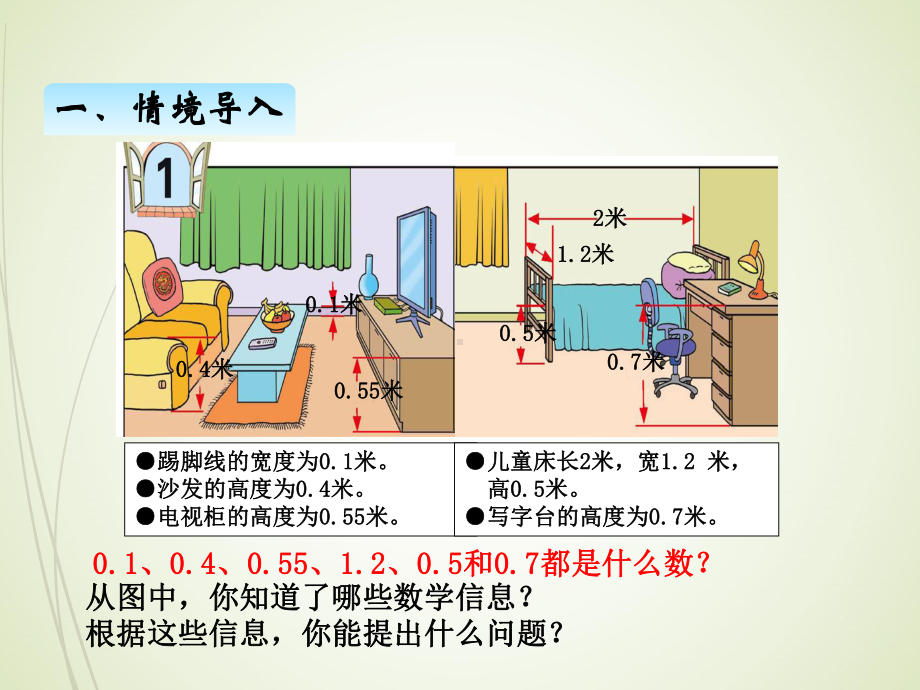 青岛版三年级数学下册课件-七、1小数的意义及读写法.ppt_第2页