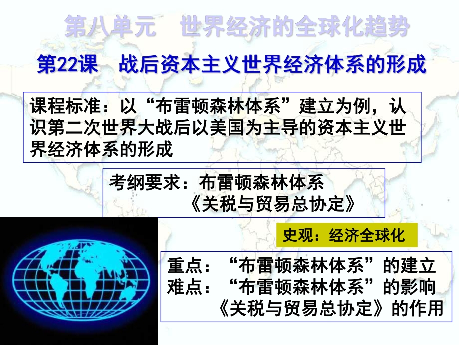 高中历史必修2《战后资本主义世界经济体系的形成》778人教课件.ppt_第3页