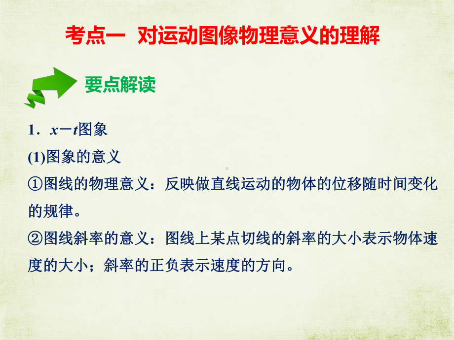 高三物理一轮复习课件：专题一-运动图象、追及相遇问题.pptx_第2页