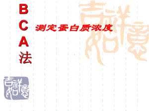 高中生物-BCA法测定蛋白质浓度课件.ppt