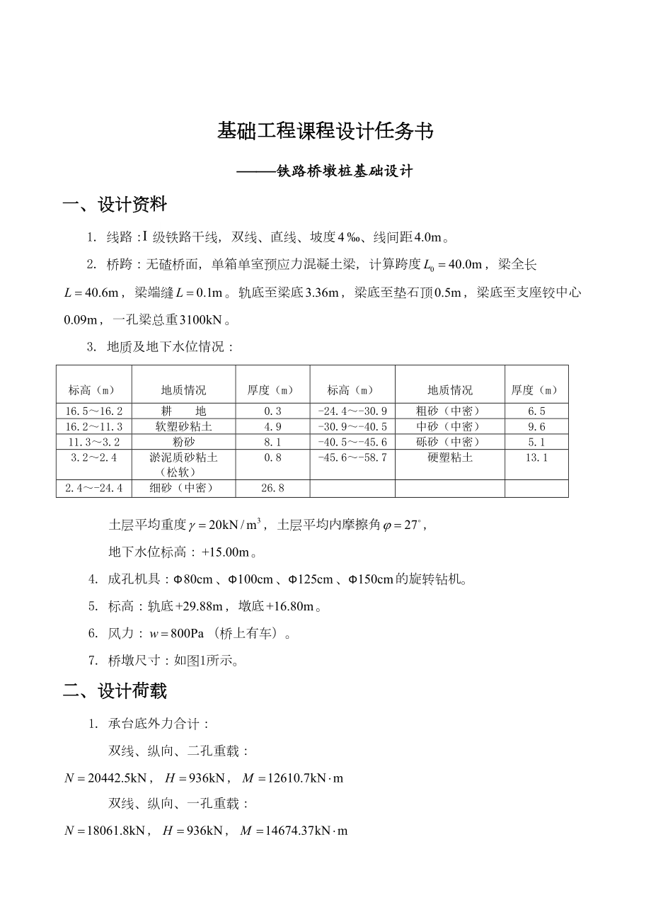 基础工程课程设计概述000002)(DOC 37页).doc_第2页