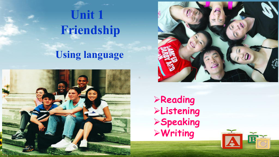 高中英语必修1unit1-friendship--using-language课件.ppt_第1页