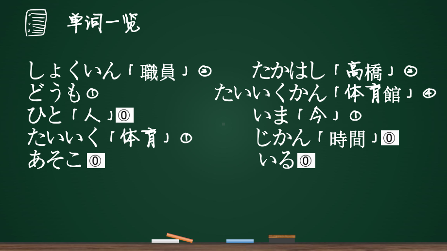 第七课 学校案内 单词ppt课件-2023新人教版《初中日语》必修第一册.pptx_第3页