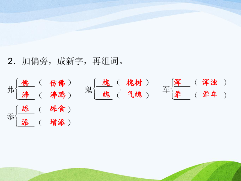 最新人教版四年级上册语文期末测试卷课件.pptx_第3页