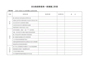 安全检查表-桩基阶段参考模板范本.doc