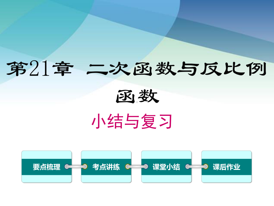 沪科版九年级数学上册《第21章-小结与复习》课件.ppt_第1页