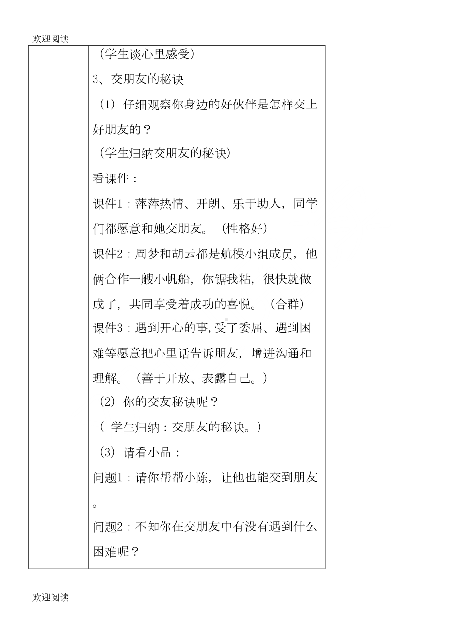 小学心理健康教育教案记录表(DOC 15页).doc_第2页