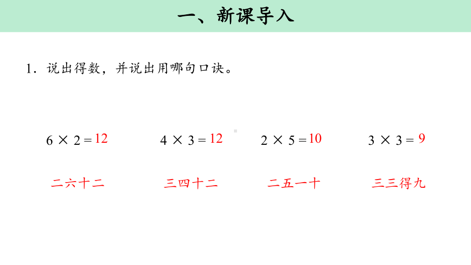 人教版二年级数学下册用2-6的乘法口诀求商课件.pptx_第2页