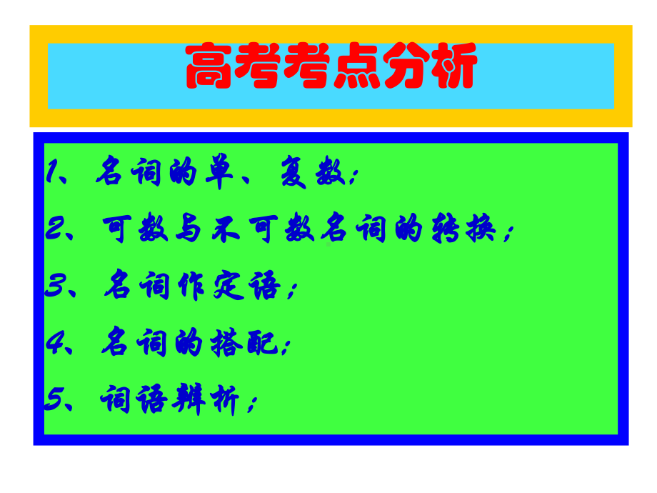 2020年高考英语语法复习课件完美版.ppt_第2页